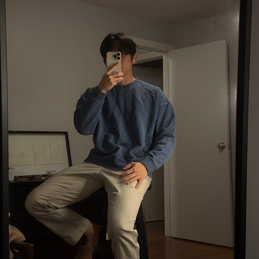 Zara Sweatshirt L Blue
